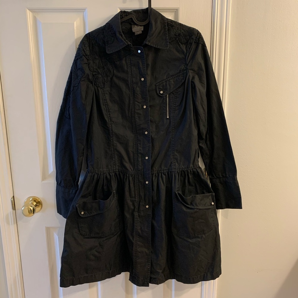 Armani Exchange Zippered Fit&Flare dress/ Overcoat